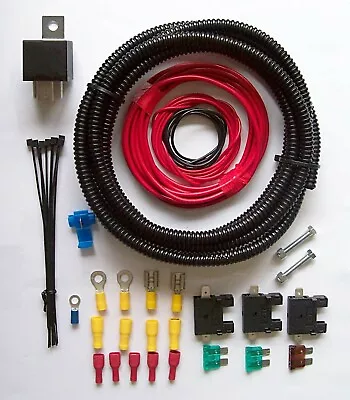 Split Charge Relay Kit System  3 Metre Meter 12 Volt With 70 Amp Relay  • £22.95