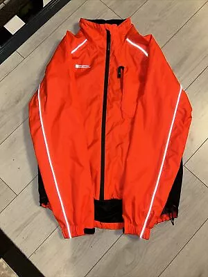 Mountain Warehouse Active Mens Orange Jacket  Waterproof  L • £30