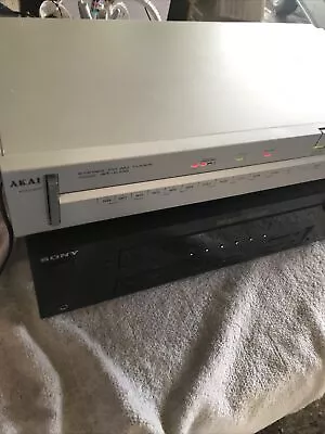 Vintage AKAI AT-K110 FM AM Stereo Tuner Tested All Leds Working 1982 • $42