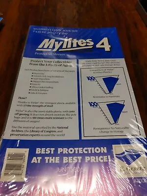 $40 • Buy E Gerber 50-Count *MYLITES 4 Mil BAGS* Current-Size (7  X 10-1/2 ) 700M4 | Mylar