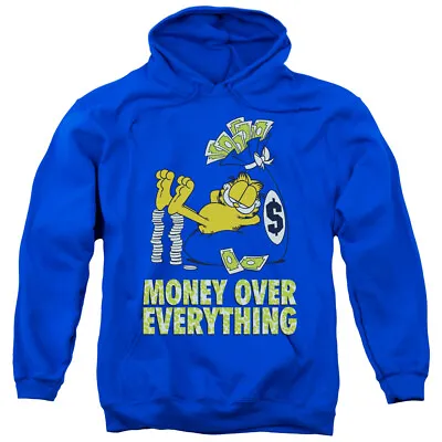 GARFIELD MONEY IS EVERYTHING Licensed Hooded And Crewneck Sweatshirt SM-3XL • $55.95