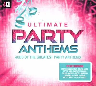 ULTIMATE PARTY ANTHEMS - Various Artists - 4xCD Album *NEW & SEALED* • £4.49