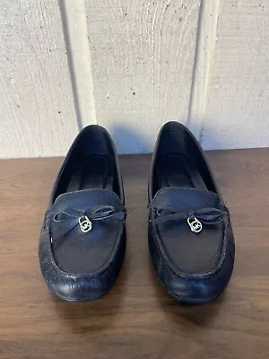 Michael Kors Women's Moccasin Loafer Shoes Flats Size US 7.5 M Black • $19.99