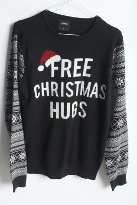 £4.99 • Buy Burton Mens Knitted Christmas Jumper - Black - Size M Medium (15h)