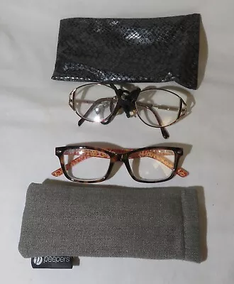 LOT Of 2 Pair Unisex Reader Eyeglasses +2.25 Peepers & Magnivision • $7.99