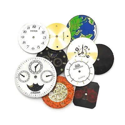 10 Watch Faces Parts Variety Steampunk Vintage Altered Art Jewelry Lot Of 10 Pcs • $17.05
