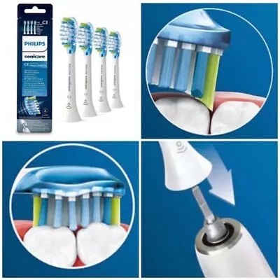 4 Pack For Philips Sonicare C3 Premium Plaque Defence Sonic Toothbrush Heads AU • $19.78