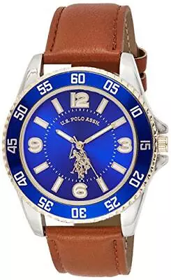 U.S. Polo Assn. Men's Analog Display Analog Quartz Brown Watch • $31.18