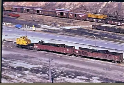 Milwaukee Railroad Train Yard RR Aerial View - 1976 35mm • $13.50