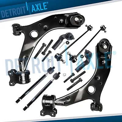 8pc Front Lower Control Arm Ball Joint Tie Rods Sway Bars For Mazda 3 Mazda 5 • $126.06