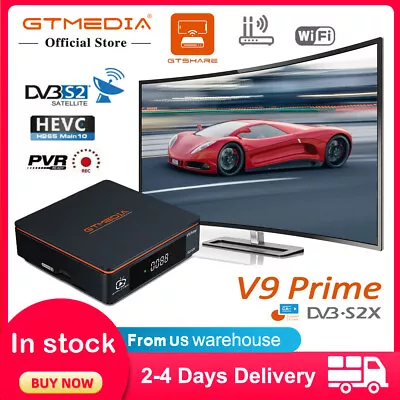 $30.99 • Buy GTMEDIA Satellite Receiver FTA DVB-S/S2/S2X Sat TV Box FullHD Decoder WIFI H.265