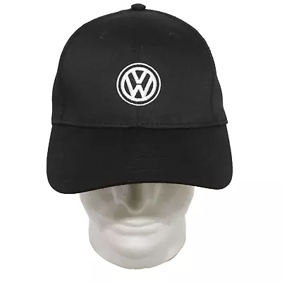 Volkswagen VW Logo Official Driver Gear Black Strapback Cap Hat • $9.88