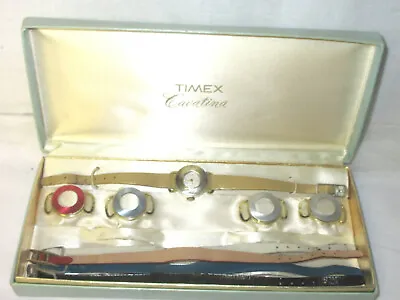 Vintage Timex Cavatina Interchangeable Watch Set As Is *GB3. • $19.85