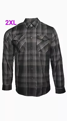 New Dixxon Flannel Megadeath Long Sleeve Shirt Men’s Size 2XL LIMITED Collab • $94.99