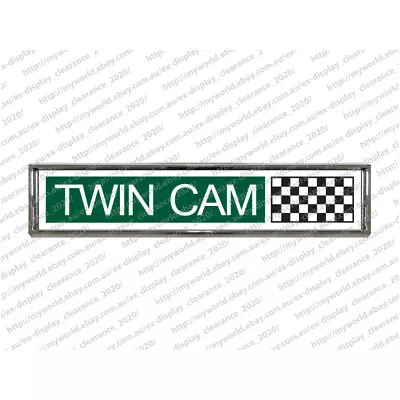 #6012 Badge To Suit Ford Escort Mk 1 Twin Cam Chrome Car Emblem • $37