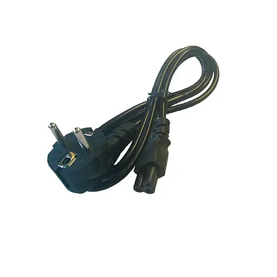 Uk-eu Clover Figure-8 2-pin 3-pin Charger Mains Computer Xbox Laptop Cable Ukdc • £4.88