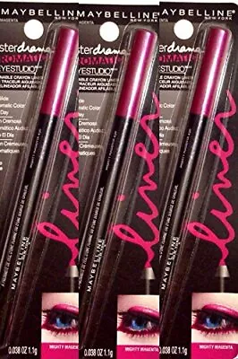 3pc Maybelline Master Drama Chromatic Eyeliner- 430 Mighty Magenta • $20.79