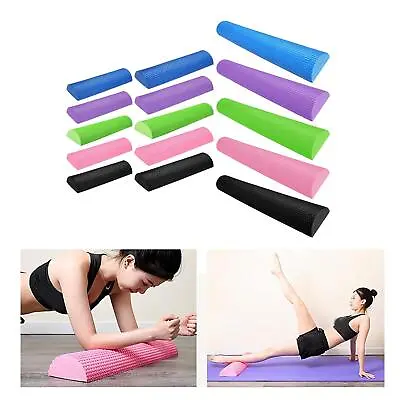 $20.23 • Buy Half Round Massage Foam Roller Yoga Pilates Fitness Equipment Balance Pad
