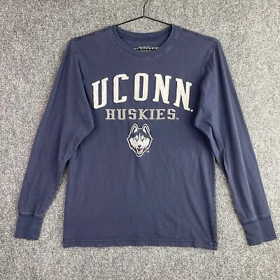 $11.37 • Buy UConn Huskies T Shirt Mens Small Embroidered Long Sleeve Colosseum Athletics