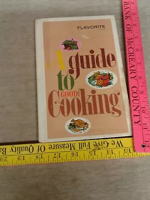 Vintage 1970 Regal Ware  A Guide To Good Cooking  Cookbook  • $5.99