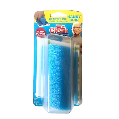 Mr.Clean Magic Eraser Starter Kit Of Reusable Handy Grip Handle +1 Clean Pad • $12.71