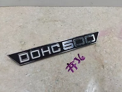 Yamaha TX500 OEM NOS Side Cover Emblem DOHC 500 AP-238 #36 • $35