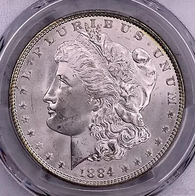 1884 Morgan Silver Dollar MS67 PCGS • $4350