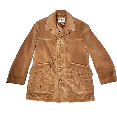 Vintage Mcgregor Corduroy Quilted Lining Jacket Coat Men's Size 40 Made In USA • $56.73