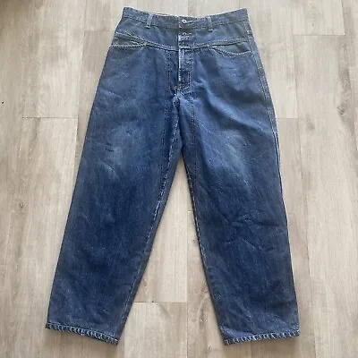 Marithe Francois Girbaud Jeans Mens 34x29 Blue Baggy Fit Y2K Hip Hop Denim Vtg • $69.95