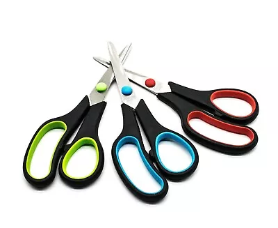 3 X Mix Stainless Steel Craft Scissors Small Kitchen Cutters Fabric Embroidery • £3.99