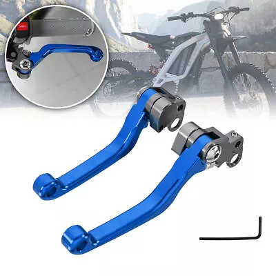 2x Blue Pivot Short Brake Clutch Levers For Sur-Ron MX / X Bike For Segway X260 • $29.99