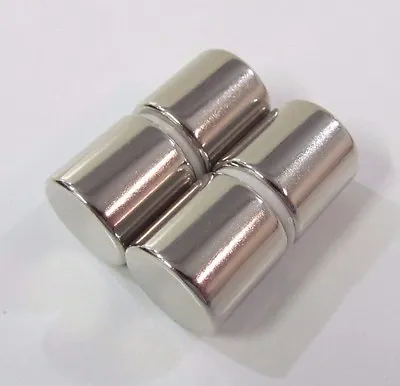 4 Pcs .625  N52 Neodymium Cylinder 5/8  Rare Earth Magnet 16mm Powerful • $21.75