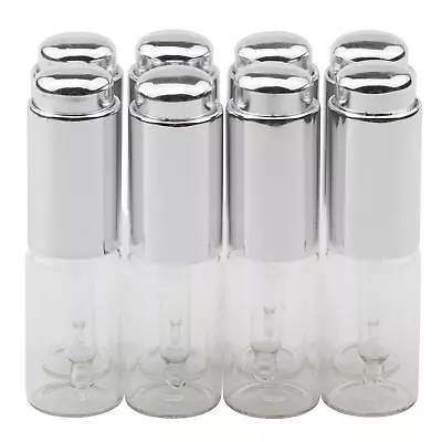 10ml Essential Oil Dropper Bottles Transparent Glass Dropper Bottle With Silv... • $15.88