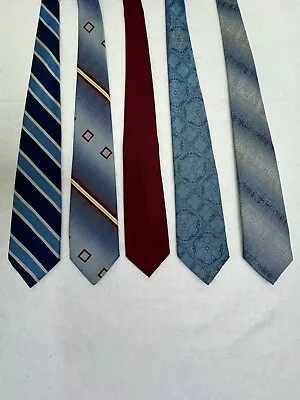 Men’s Dress Ties Lot Of 5 • $9.50