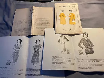 A Selection Of Vintage Collectable 1950's Ladies Dress Making Patterns & Instruc • £3.99