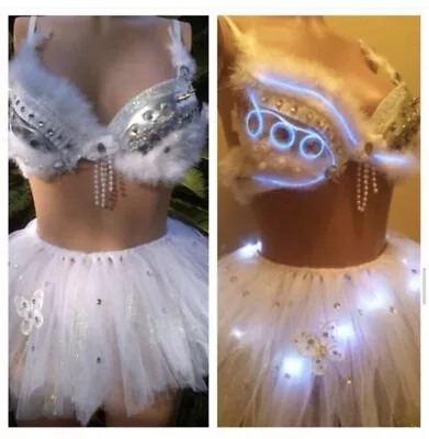 Angel Adult LED Sexy Costume Rave Bra Theatre Rave Outfit Rave Clothes EDC  • $192.75