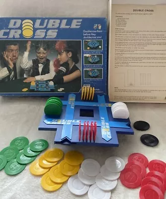 Vintage 1987 ACTION GT Family Game DOUBLE CROSS COMPLETE WITH INSTRUCTIONS • £19.99