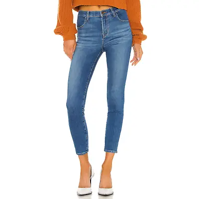 J Brand Alana High-Rise Crop Stretch Skinny Jeans In Cerulean Size 25 NWT $228 • $50