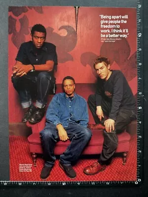 MASSIVE ATTACK - BAND PHOTO 11x8'  Magazine Photo Page M101 • £5.49