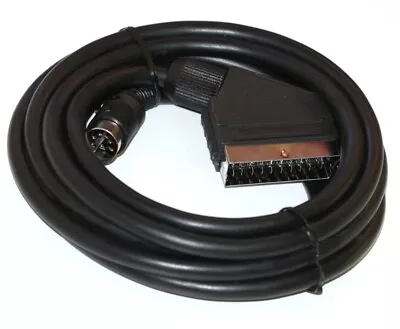 RGB SCART (Peritel) Video TV Lead / Cable For Philips VG-8020/19 MSX Computer. • £17.50