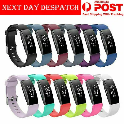 Fitbit Inspire HR Replacement Band Soft Silicone Sports Wrist Smart Watch Strap • $5.98