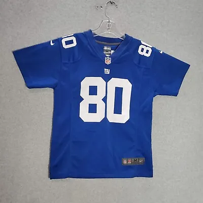 New York Giants Youth Jersey Medium Blue Nike On Field Victor Cruz 80 Boys • $21.49