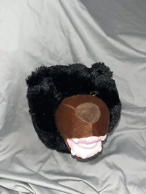 ADORE 12  Tahoe The Black Bear Plush Stuffed Head Animal Wall Mount • $16