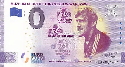 £5.20 • Buy 0 Euro Note POLIA - MUZEUM SPORTU #11 JACEK GMOCH Football World Cup, PLAM-2021-11