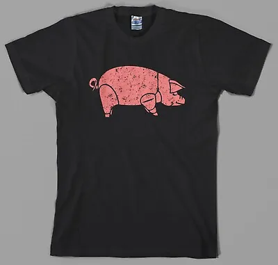 David Gilmour Pig Pink Floyd Animals T Shirt As Worn By 1977 The Wall Syd Barett • $10.95