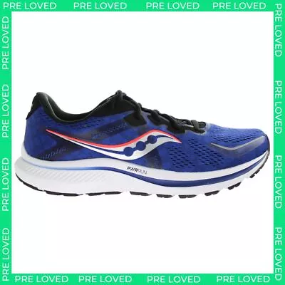 Saucony Omni 20 Blue Synthetic Mens Running Trainers UK 8.5 - No Box • £64.99