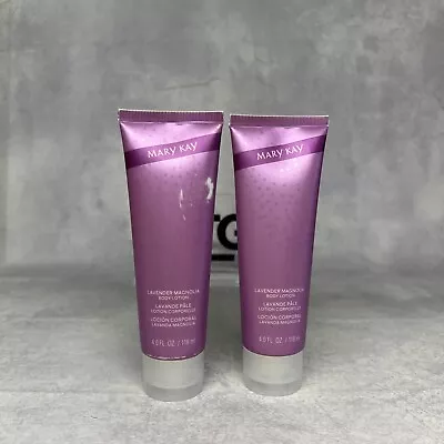 2X Mary Kay Lavender Magnolia Body Lotion-  4 Fl. Oz. NEW NO SEALING • $19.99