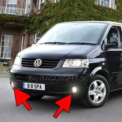 Volkswagen VW Caravelle T5 Xenon Fog Lamps Driving Lights Foglamps Foglights Kit • $119.77