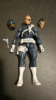 MARVEL LEGENDS GIANT MAN SERIES NICK FURY W/ Dirk Anger & Shield Agent Heads • $9.99