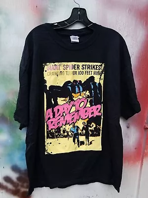 A Day To Remember  Giant Spider Strikes  T-Shirt Size Xl Enough Band Tee Merch • $50